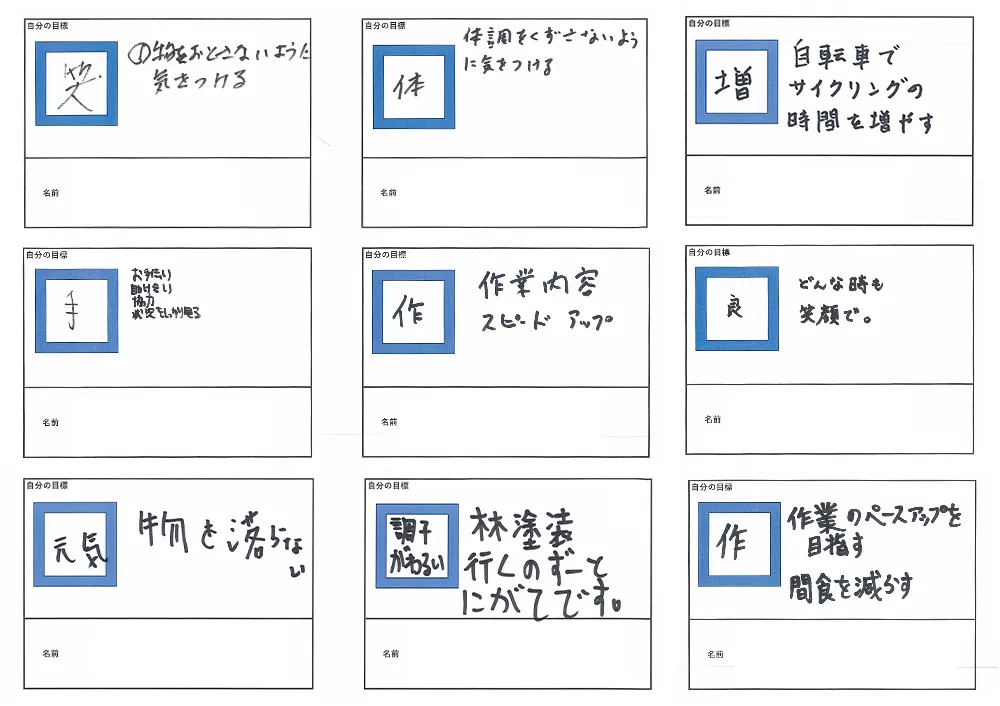 2025年の目標