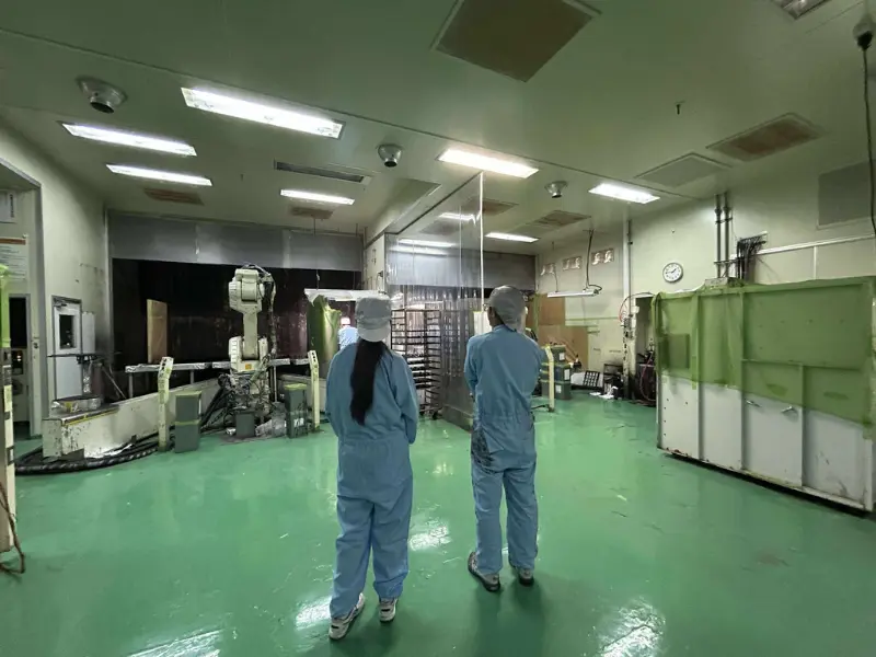 工場見学の様子