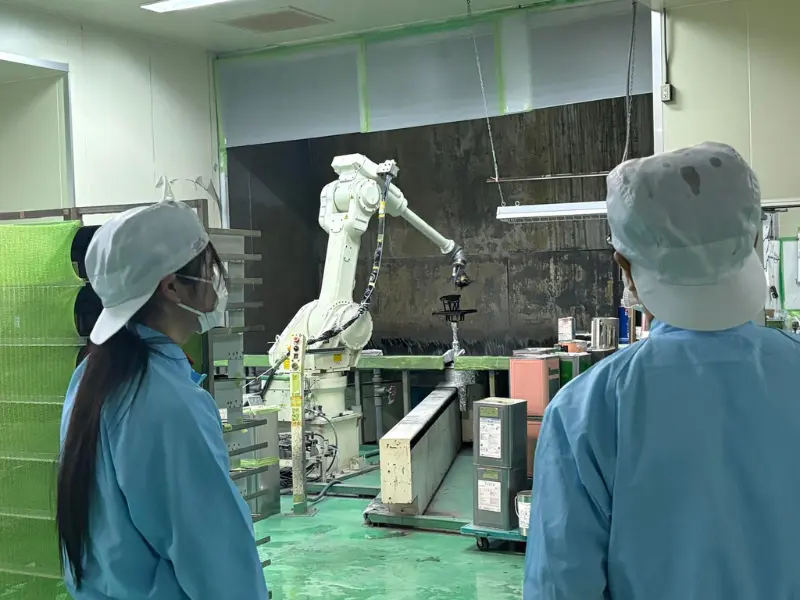 工場見学の様子