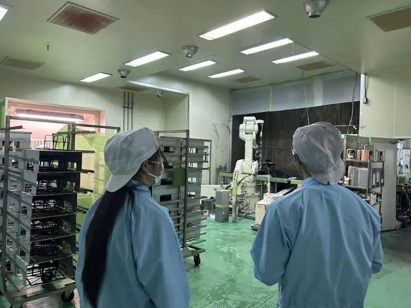 工場見学の様子