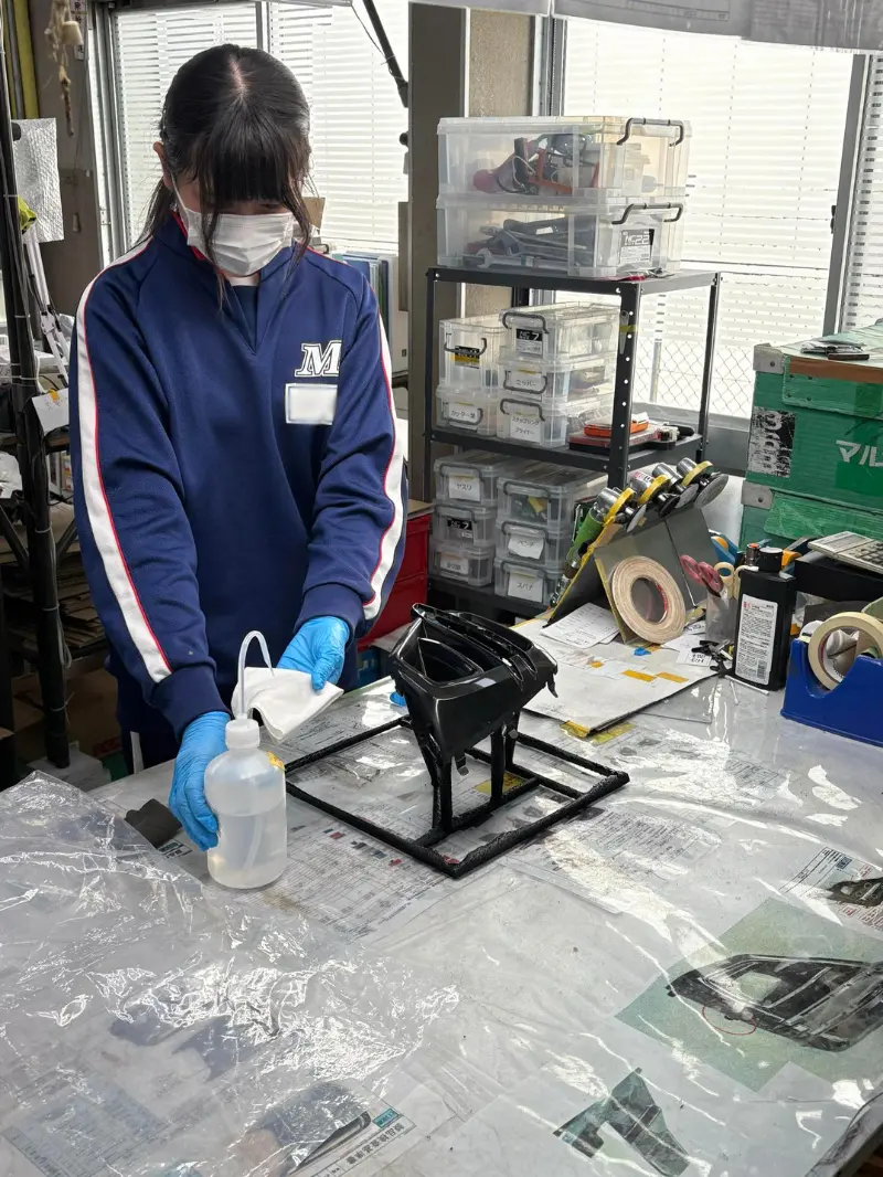 作業のお手伝いの様子